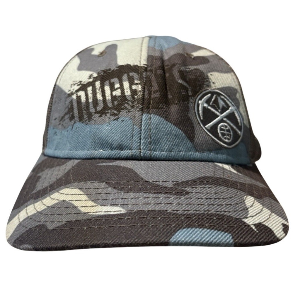 Zephyr Denver Nuggets Camo Mesh Trucker Hat Snapback Cap NBA Basketball Logo